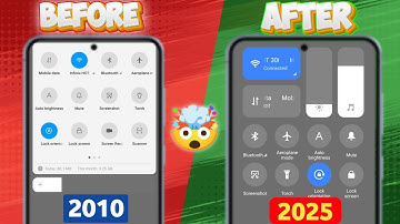 Make Your Control Center Look Like iPhone 🔥 | Android Control Center New Feature 2025