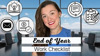 End of Year Work Checklist / 6 Things to do at your JOB TODAY & Start 2023 Right! #Project Manager by Recipe for Success 478 views 1 year ago 6 minutes, 14 seconds