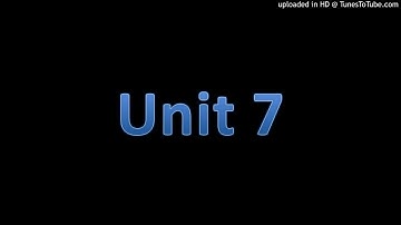Unit 7