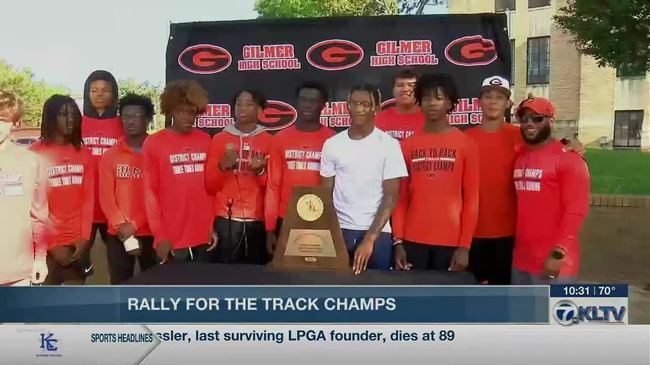 Gilmer Class 4A Track and Field team recognized by community Track
