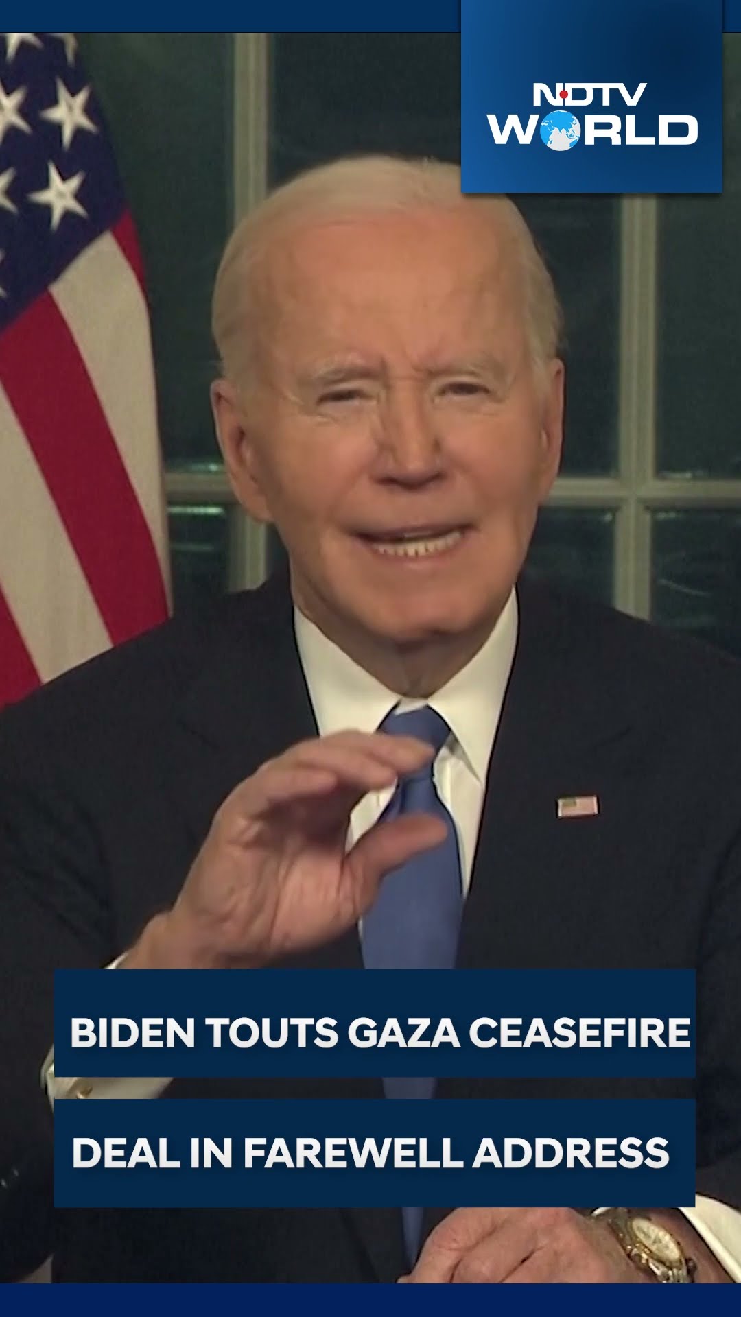 Biden On Gaza Ceasefire | President Joe Biden Touts Gaza Ceasefire Deal In Farewell Address