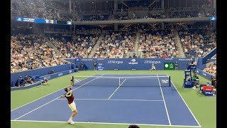 Daniil Medvedev vs Alex De Minaur 4th Round US Open 2023 HIGHLIGHTS Court Level 60fps