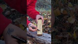 whanna see a long form video? #carving #wood #woodscraft #woodworking #asmr