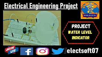 Water Level Indicator Using 555 Timer With Alarm | how to make water level indicator using 555 Timer