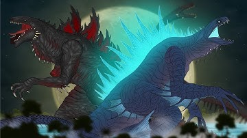 SHINZILLA JR vs DEEPSEA ZILLA | Monster Battle | ANIMATION