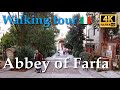 Abbey of Farfa, Italy【Walking Tour】With Captions - 4K