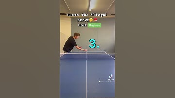 1, 2, 3, OR 4? 🤔🏓 Comment if you know it 👀 #tabletennis #pingpong #serve #tutorial #spin #shorts