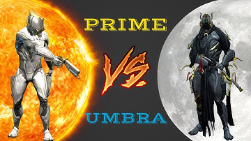 Warframe - Excalibur Prime VS Excalibur Umbra [Pre-umbra release]