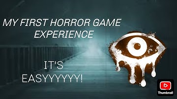 My first horror game experience watch now😃