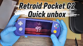RETROID POCKET G2 quick unboxing with accessories - YouTube