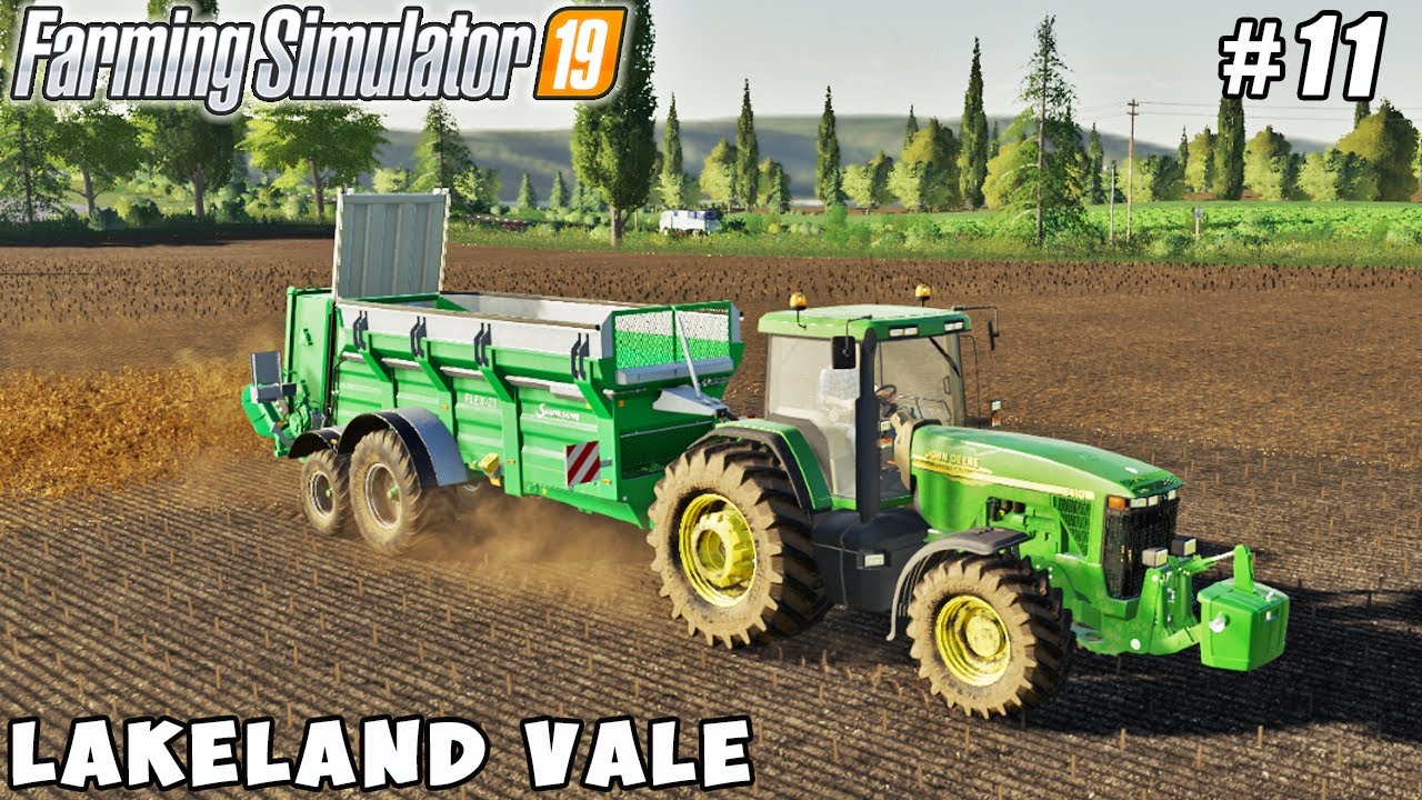 Buying and caring for horses, spreading manure, plowing | Lakeland Vale 2 | FS 19 | Timelapse #11