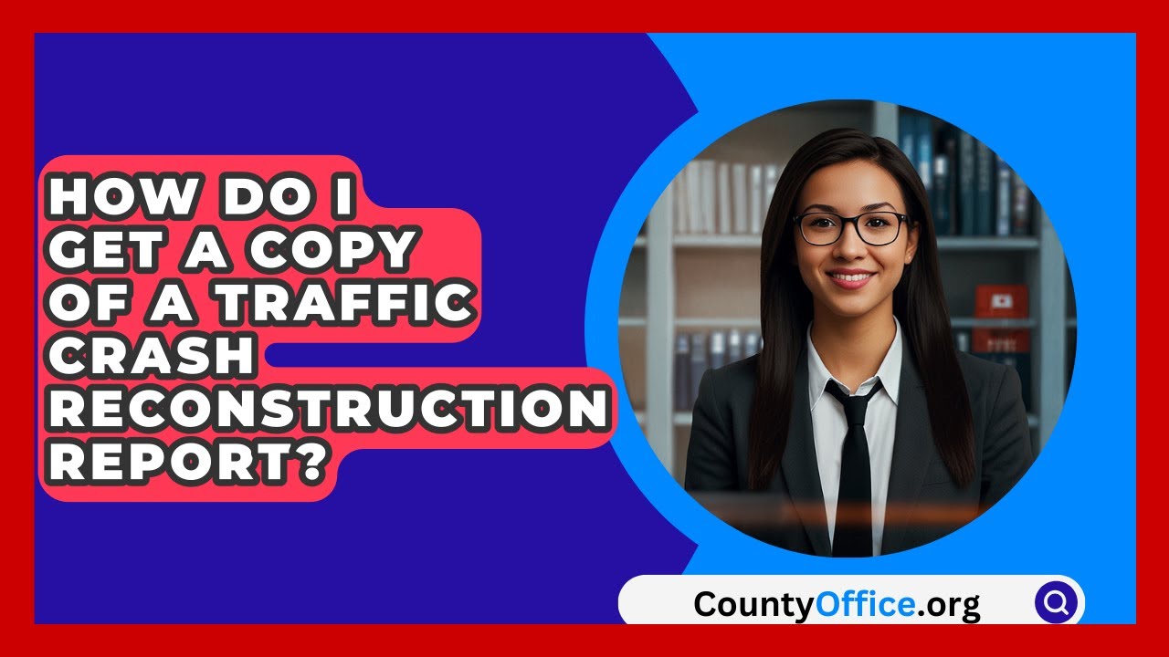 How Do I Get A Copy Of A Traffic Crash Reconstruction Report? - CountyOffice.org