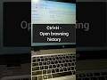 Open Chrome history shortcut key. Open search query in the address bar?#shortcutkeys