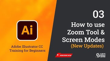 How to use Zoom Tool and Screen Modes in Illustrator | Adobe Illustrator Training for Beginners