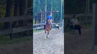 Speedy bareback canter!