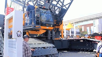 SANY SCC8500 GIANT CRAWLER CRANE CONEXPO LAS VEGAS WALKAROUND