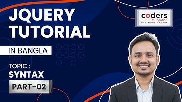 jQuery Bangla Tutorial [#2] jQuery Syntax