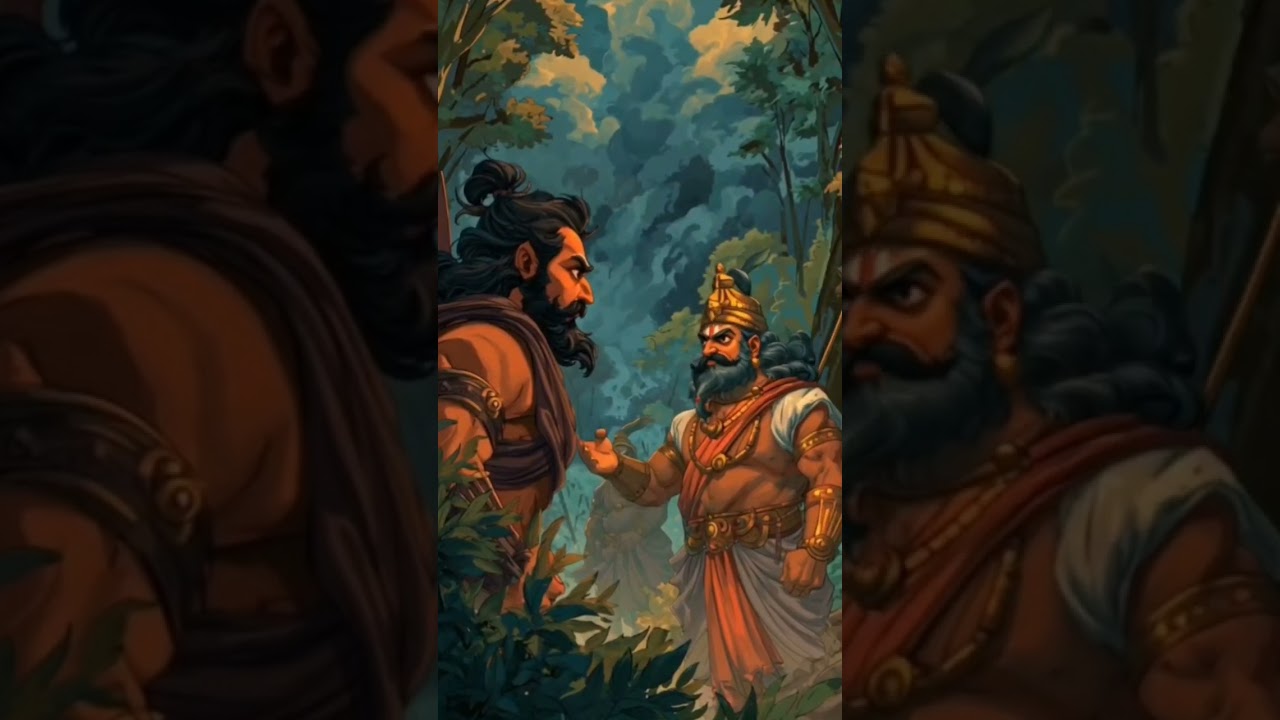 महाबली भीम और युवा वीर बरबरीक के बीच युद्ध llशक्ति जीत सकती है, लेकिन विनम्रता दिल जीतती है