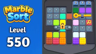 Marble sort Level 550 walkthrough solution 