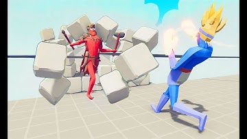 2 RURAL HARPOONS and SUPER BOXER vs EVERY UNIT | TABS - Totally Accurate Battle Simulator