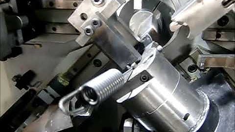 Vinston U.S. CNC - Manufacturing in Slow Motion! 12-600R  Spring Coil  Double Torsion