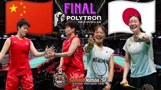 🔴Live. FINAL - LIU/TAN NING (CHN) vs (JPN) YUKI FUKUSHIMA/MAYU - Indonesia Open 2026 -Live Reactions