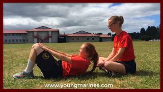 Performing The Partial Curl -Ups