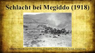 Schlacht Bei Megiddo 1918