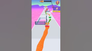 Snake Run Race 3D Lvl 25 #shorts #gameplay #onthegame12