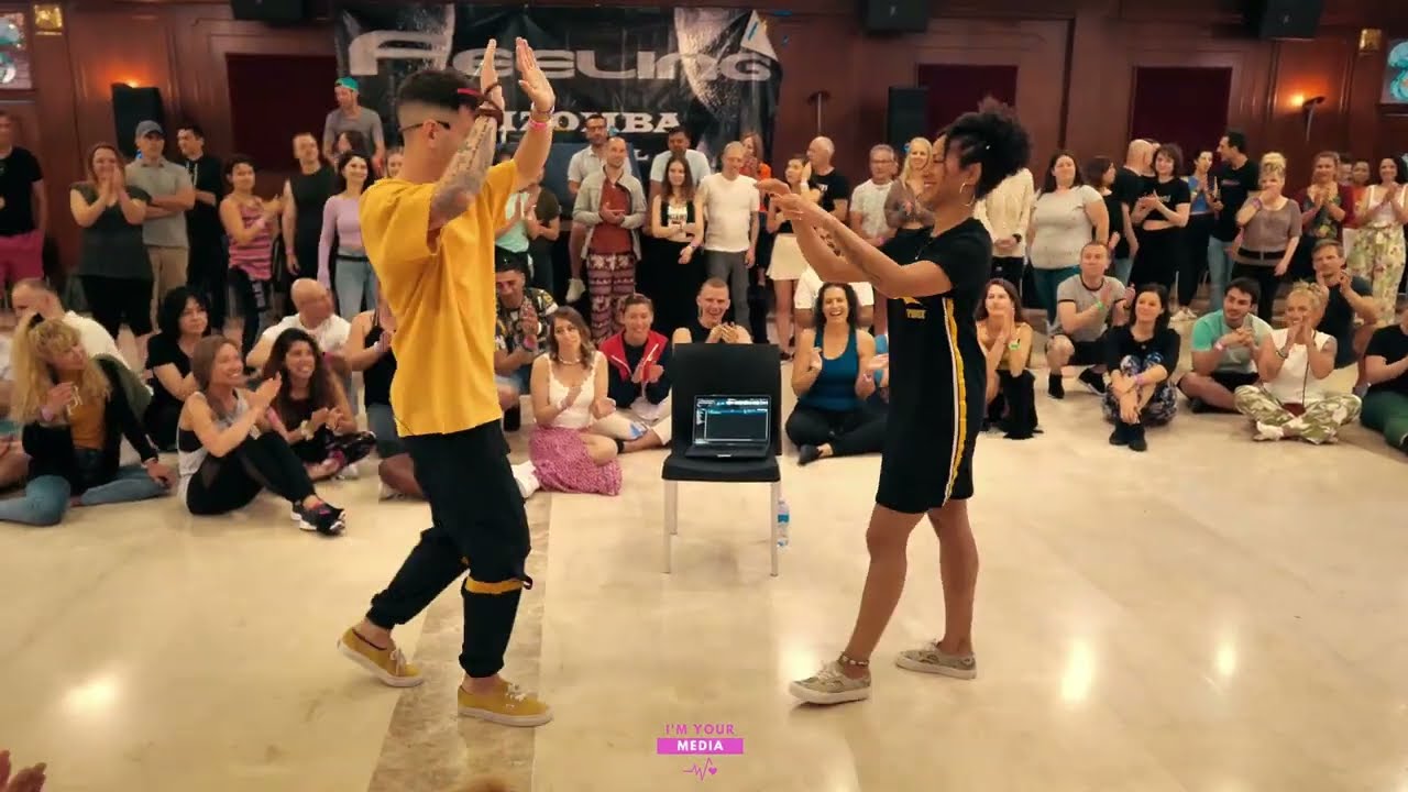 Steffy & Val'r montre une incroyable technique de danse durant leur workshop 