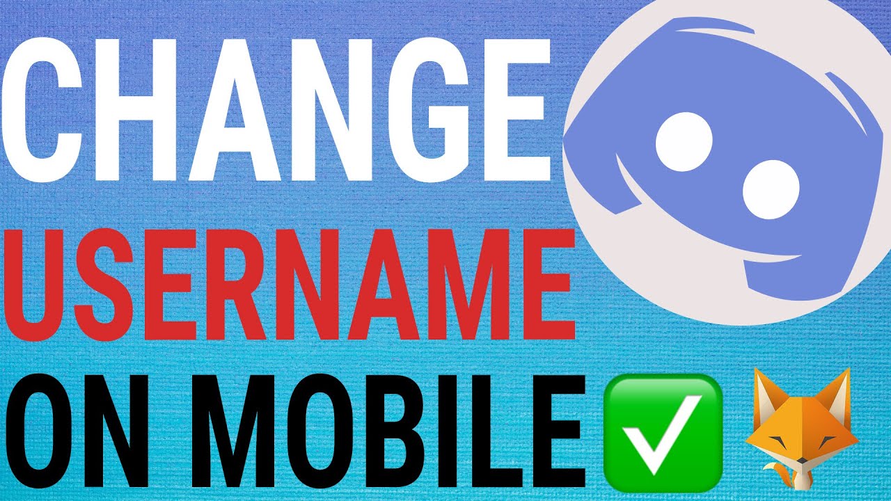 Change Discord Username Mobile