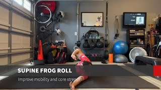 Supine Frog Roll