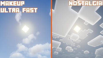 Makeup Ultra Fast vs Nostalgia | Shader Comparison