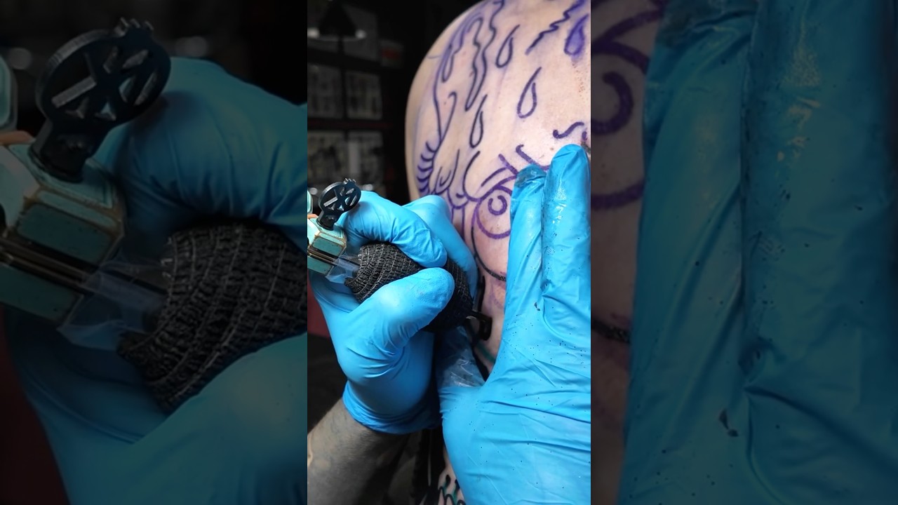 Getting A Full-Back Tattoo in ONE Day! 