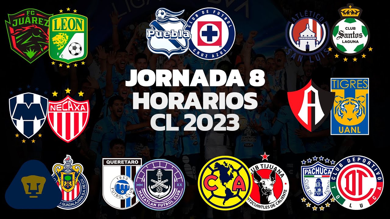 HORARIOS, CANALES Y FECHAS DONDE VER la JORNADA 8 | LIGA MX APERTURA ...