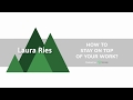 Laura Ries talks about branding and marketing strategy [Stay On Top Of Work Podcast #18]