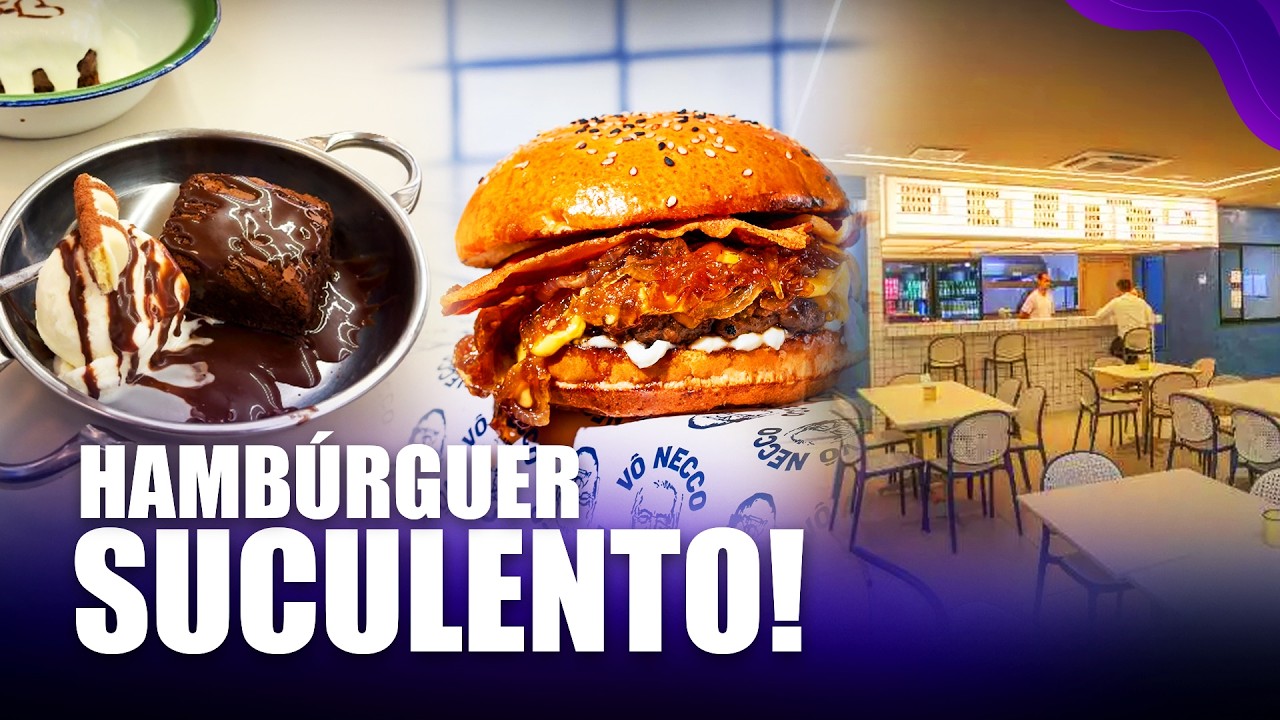 Vale toda a fama? Conhecemos o Vô Necco! 🍔✨ ‹ Dois Olhares ›
