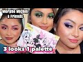 MORPHE MICKEY AND FRIENDS EYESHADOW PALETTE REVIEW 3 LOOKS 1 PALETTE