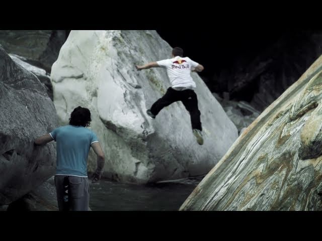 Bild från Bringing parkour back to nature - Verzasca Run