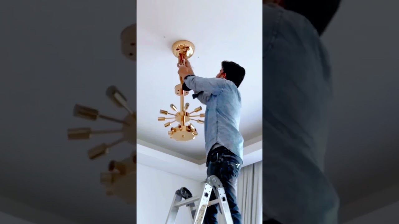 Dubai UAE 🇦🇪-Al.electrician ￼ work ￼ Jhumar Lighting  Fro Home  ￼