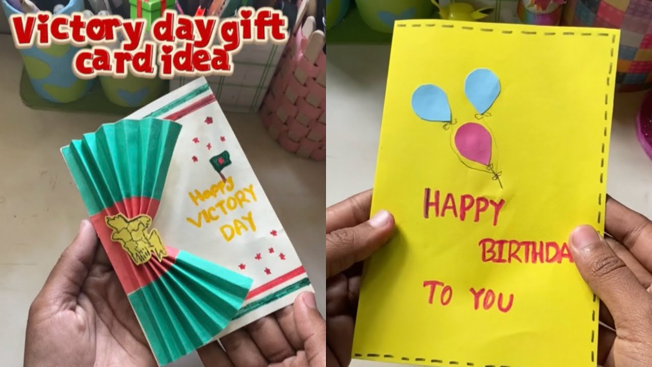 How to make gift cards || DIY cute card ideas || paper crafts 