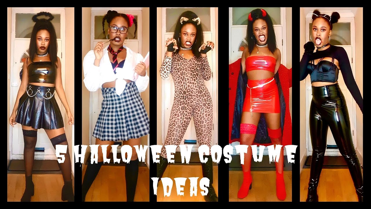 5 EASY LAST MINUTE HALLOWEEN COSTUME IDEAS! 2020 YouTube