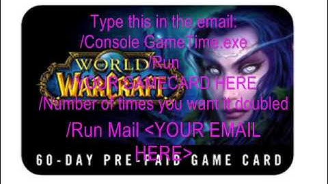 Free GameTime on World of Warcraft in under 5 Minutes!