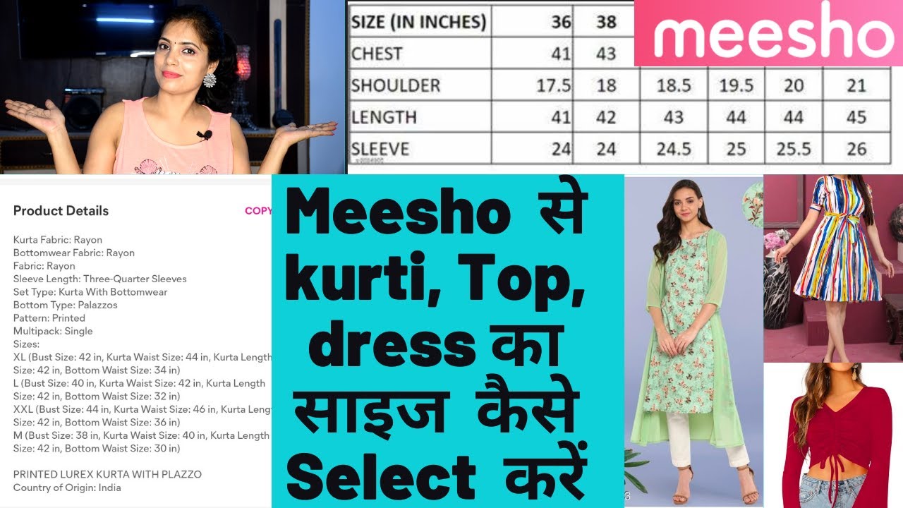 Update 80+ medium size kurti size chart super hot - thtantai2