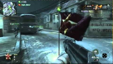 Fastest capture the flag round ever? 1:20 Black ops