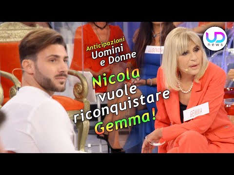 Anticipazioni Uomini e Donne: Nicola Vuole Riconquistare Gemma!