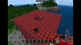 I blew up a bunch of TNT in Minecraft