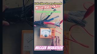 megger insulation tester #viral #viralvideo #electrical #viralshorts #shortvideo #shorts