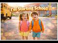 I’m Starting School Today! 🎒 | Mia & Max First Day Song | Kids Video
