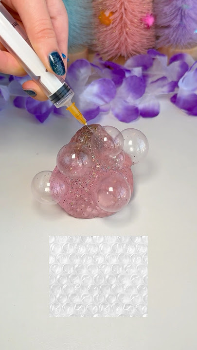 Blowing BUBBLES Inside TABA SQUISHIES! 😱🍓🫧 *so satisfying*